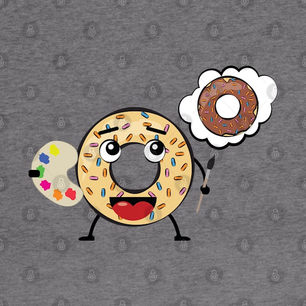 Donut Artist - Funny by DesignWood Atelier